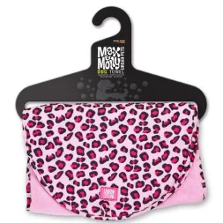 Max & Molly Hundehandtuch - Leopard Pink