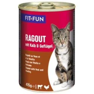 FIT+FUN Ragout Kalb und Geflügel 48x415 g
