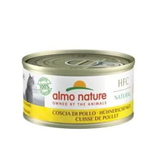 Almo nature HFC Natural Nassfutter Katze Hühnerschenkel 24x70 g