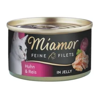 Miamor Feine Filets in Jelly Huhn und Reis 48x100 g