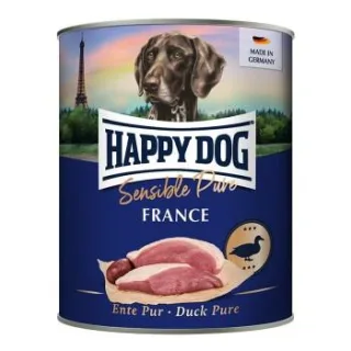 HAPPY DOG Sensible Pure Nassfutter Hund Adult 6x800 g Ente