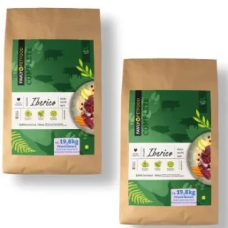 FAVLY Petfood Trockenfutter Iberico mit Kürbis & Apfel 2x24 kg
