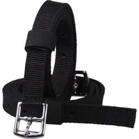 QHP Steigbügelriemen Nylon schwarz - 150 cm