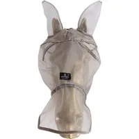 Kentucky Horsewear Fliegenmaske Classic mit Ohren und Nase beige - Cob/VB