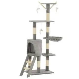 VidaXL Kratzbaum 138cm grau
