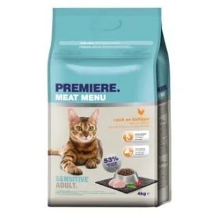 PREMIERE Sensitive Trockenfutter Katze Adult Geflügel 4 kg