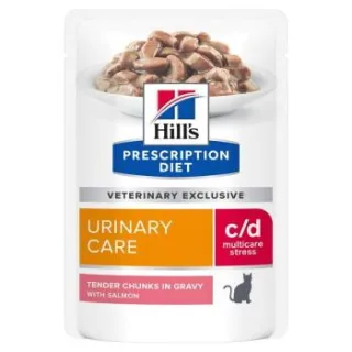 Hill's Prescription Diet c/d Urinary Stress Lachs 24x85 g