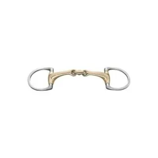 Sprenger Olivenkopfgebiss Dynamic RS Sensogan mit D-förmigem Ring doppelt gebrochen 1,6 cm 12,5 cm