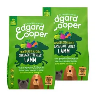 Edgard & Cooper Trockenfutter für Hunde, Adult, Lamm 2x12 kg