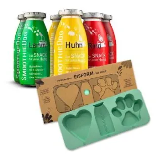 SmoothieDog Klassik 6x 250 ml + Eisform