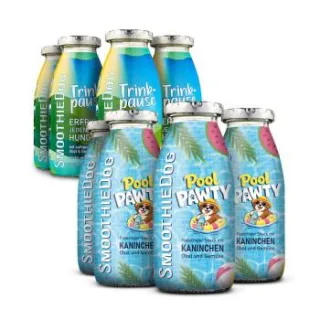 SmoothieDog Summer Edition 4x 250 ml + Trinkpause (Ente) 4x 250ml