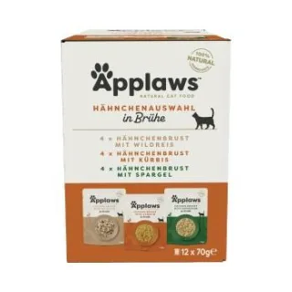 Applaws Nassfutter Katze Adult Multipack Huhn Variation 48x70 g