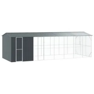 VidaXL Vogelkäfig für draußen 3,1 m, 8,38 m, 2,47 m