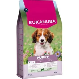 EUKANUBA Trockenfutter Hund, Junior, klein/mittelgroß, Lamm 12kg