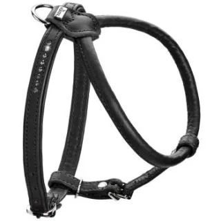 Hunter Geschirr Round & Soft Canadian Up schwarz XS-S