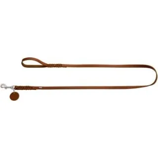 Hunter Führleine Solid Education cognac 1,6 cm, 1,5 m