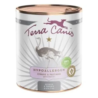 Terra Canis Nassfutter Hund Hypoallergen Adult Strauß 6x800 g