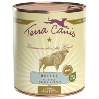 Terra Canis Classic Adult 6x800g Büffel mit Hirse, Tomaten und Papaya