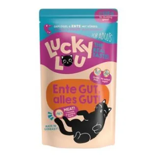 Lucky Lou Nassfutter Katze Adult Ente und Geflügel 64x125 g