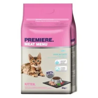 PREMIERE Meat Menu Trockenfutter Katze Kitten Lachs 4 kg
