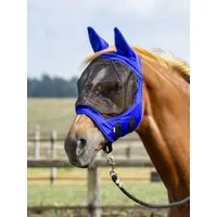 BUSSE Fliegenmaske FLY BUCKLER GAP II royalblau - Pony