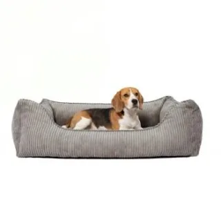 PAW WOW Hundebett ANTON Cord Grau L