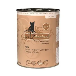 Catz finefood Nassfutter Katze Classic Adult No. 9 Wild 24x400 g
