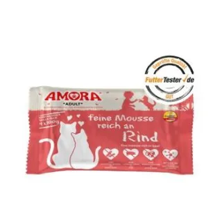 Amora Cat feine Mousse 10x4x100g Rind