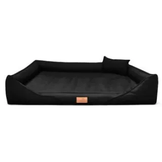 Tierlando HEKTOR ULTRA-STRONG - Orthopädisches Hundebett schwarz 1,6 m, 22 cm, 1,1 m