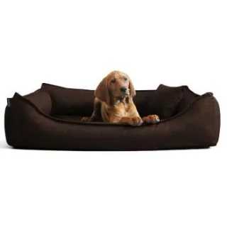 Tierlando DONALD ORTHO Hundebett Anti Haar M L XL XXL 80 100 120 150cm braun 80 cm, 22 cm, 60 cm