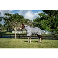 Horseware Ireland Rambo Protector Fieldsafe Plus 'Silver/Navy, White&Beige' - 145 cm