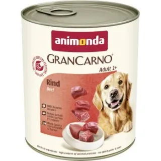 animonda GranCarno Original Nassfutter Hund Adult, Rind 12x800 g