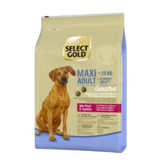 SELECT GOLD Sensitive Trockenfutter Hund Adult Maxi Pferd und Tapioka 4 kg