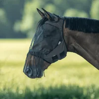BUSSE Fliegenmaske Fly Guard FR Free, schwarz - FULL