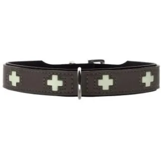 Hunter Hundehalsband swiss glow grau XS-S