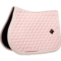 Kentucky Horsewear Spring Schabracke 'Plaited Cord' - light rose