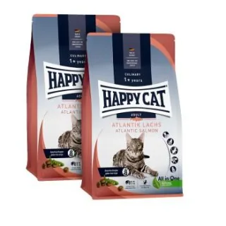 HAPPY CAT Culinary Trockenfutter Katze Adult, Atlantik-Lachs 2x10 kg