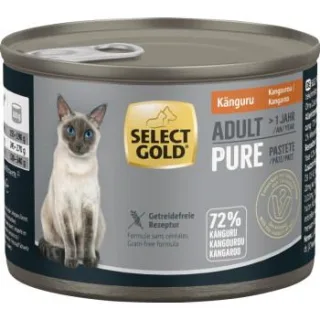 SELECT GOLD Pure Adult Paté Känguru 24x200 g