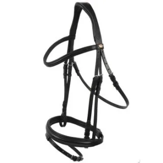 Hans Melzer Horse Equipment Hans Melzer Trense Bad Harzburg schwarz/silber XL Warmblut