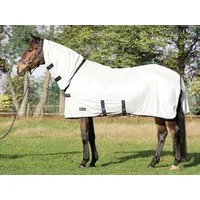 BUSSE Paddock-Fliegendecke SUPERB silber (navy) - 155 cm