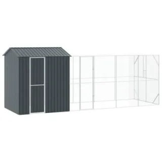 VidaXL Vogelvoliere 2,1 m, 6,19 m, 2,47 m