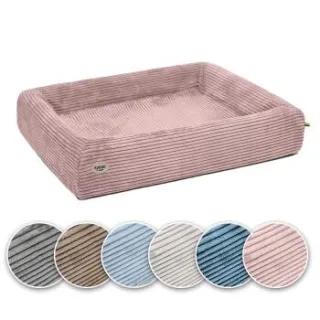 SABRO Hundebett KUDDE Cord rosè 70 cm, 85 cm