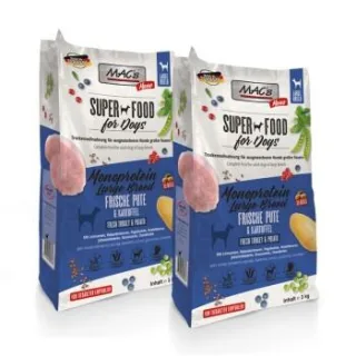 MAC's Dog Mono Adult Trockenfutter Large Breed frische Pute 2x3 kg