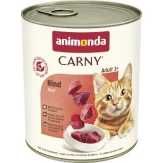 animonda Carny Nassfutter Katze Adult Rind 12x800 g