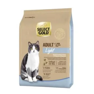 SELECT GOLD Trockenfutter Katze Light Adult Geflügel und Reis 2,5 kg