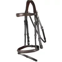 Dy'on Trense mit kombiniertem Reithalfter und Karabiner, Warmblut Working by Dyon - Braun