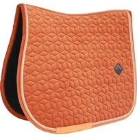 Kentucky Horsewear Spring-Schabracke "Velvet" - orange