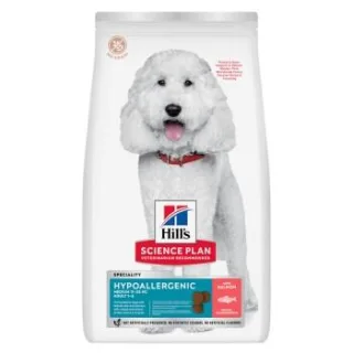 Hill's Science Plan Trockenfutter Hund, Hypoallergenic, Medium Adult, mit Lachs 14 kg