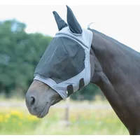 BUSSE Fliegenmaske FLY BUCKLER II grau - Pony
