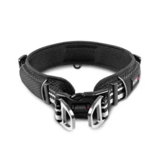 Wolters Active Pro Halsband Halsband Hundehalsband schwarz/ silber XL